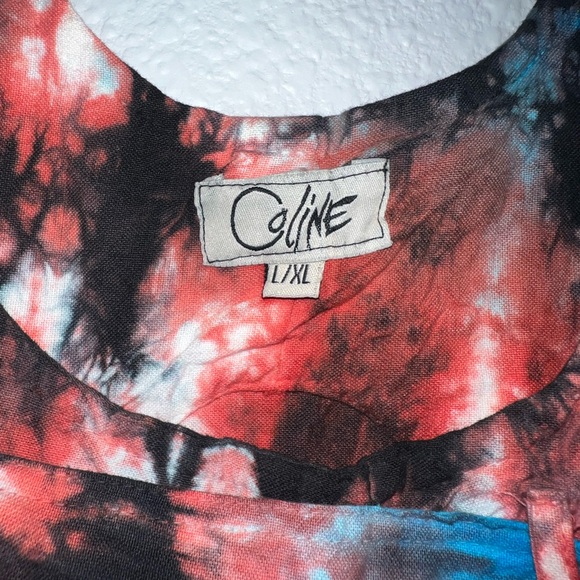 COLINE Tie-Dye Colorful Jumper Size L/XL. - Picture 7 of 13